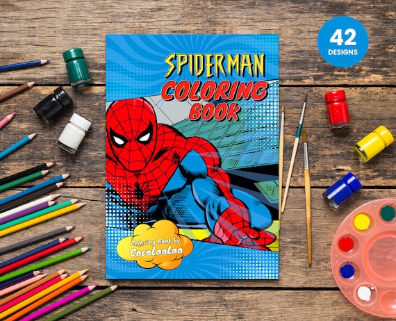 Spiderman Coloring Book: A Fun Book For Learning, Coloring, Knowledge  Development For Kids With All Favorite Spider Man Character. You Can Give  (Paperback)