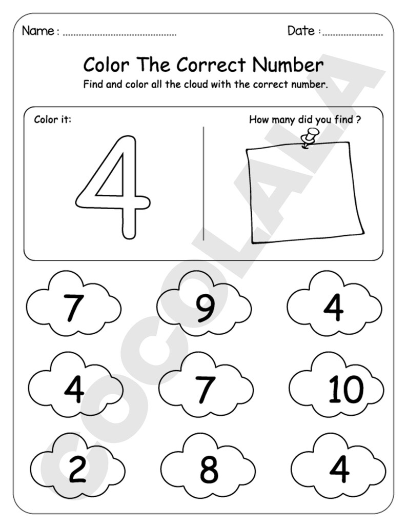 Number Worksheets Printable for Kindergarten includes 20+ math activity pages covering numbers 1–10. Kids will trace, count, and write numbers with the help of visual cues and engaging illustrations. Perfect for preschoolers and early learners to develop counting and number recognition skills. The downloadable PDF is printer-friendly and designed for A4 or 8.5 x 11" paper. Ideal for homeschooling, classroom use, or math learning centers.