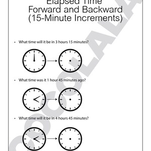May include: A collection of 70 Math Grade 3 worksheets focused on time and calendar concepts. The worksheets feature exercises on time phrases, calendar months, and telling time in 5-minute intervals. The pages are white with black text.