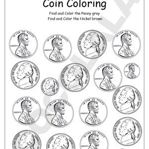 Printable Coin Worksheets for Kids | U.S. Coin Recognition and Counting ...