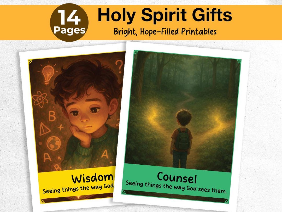 Gifts of the Holy Spirit Printable Posters for Kids | Catholic ...