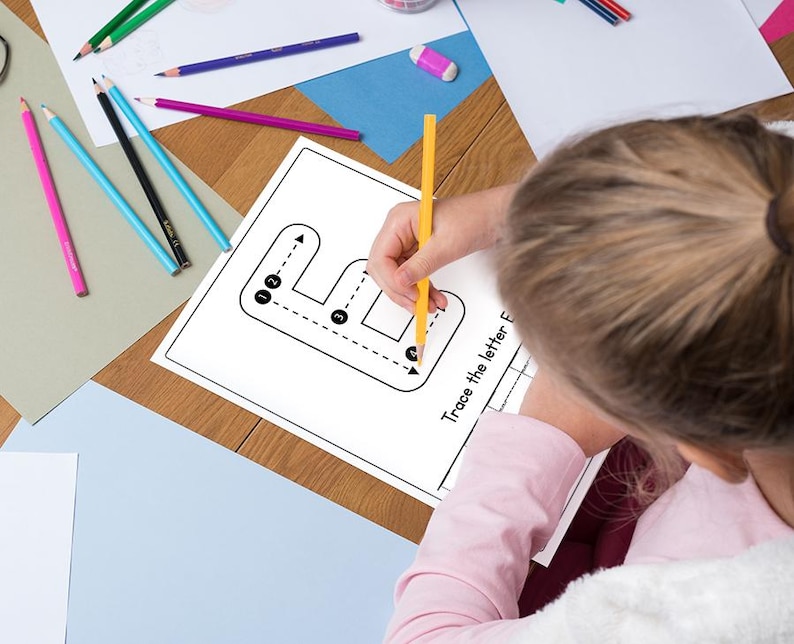 uppercase lowercase alphabet tracing trace capital letter small letter letters tracing pages kids activity pages homeschooling preschool tracing letters practice book with instruction 26 capital letters for handwriting practice in 1 page, 26 small letters for handwriting practice in 1  page, along with 4 different uppercase and lowercase letters tracing & handwriting practice pages, respectively A,B & a, b