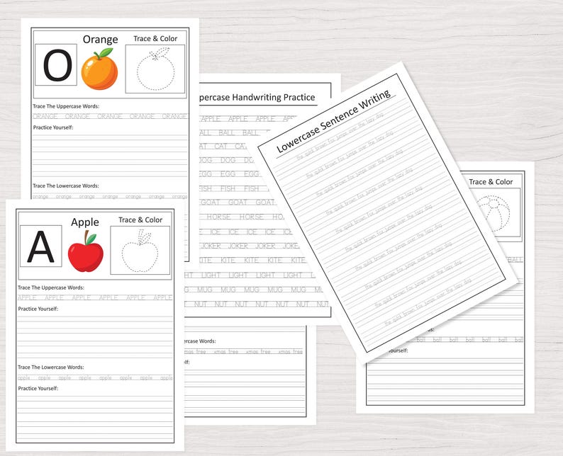 word tracing pages capital letter tracing pages small letter tracing pages alphabets handwriting practice pages uppercase alphabets lowercase alphabets tracing practice pages uppercase letters lowercase letters word writing practice worksheet pages