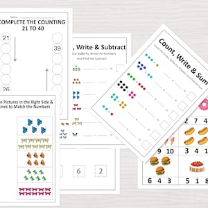 number worksheets grade one math pages 1st grade math practice pages kindergarten number worksheets math worksheets addition subtraction pages for kids number worksheet book kids worksheet book kids school  number plus minus practice pages