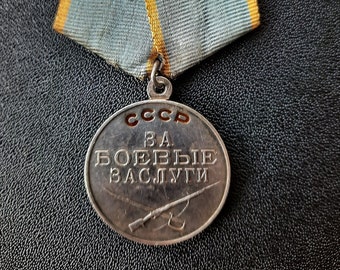 USSR - Silver Medal "For Military Merit"