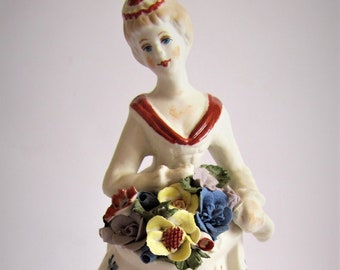 Vintage Porcelain figurine 16 cm. UNICORN Elena Jiann