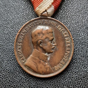 Austrian Military Bravery Medal Bronze Grade - FORTITVDINI