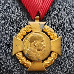 Öオーストリア帝国軍＊１９１６年＊フランツヨーゼフ戦功十字章＊金章（実物） il_300x300.6275369810_8bd8.jpg