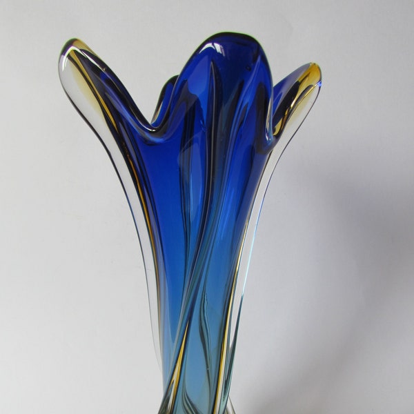 Vintage Murano Glass Vase - H-27.5 cm