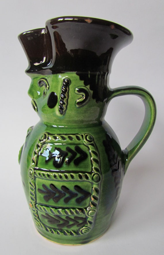 ヴィンテージ ハンガリー 陶器製水差し 800 ml. 18.5 cm - Etsy 日本