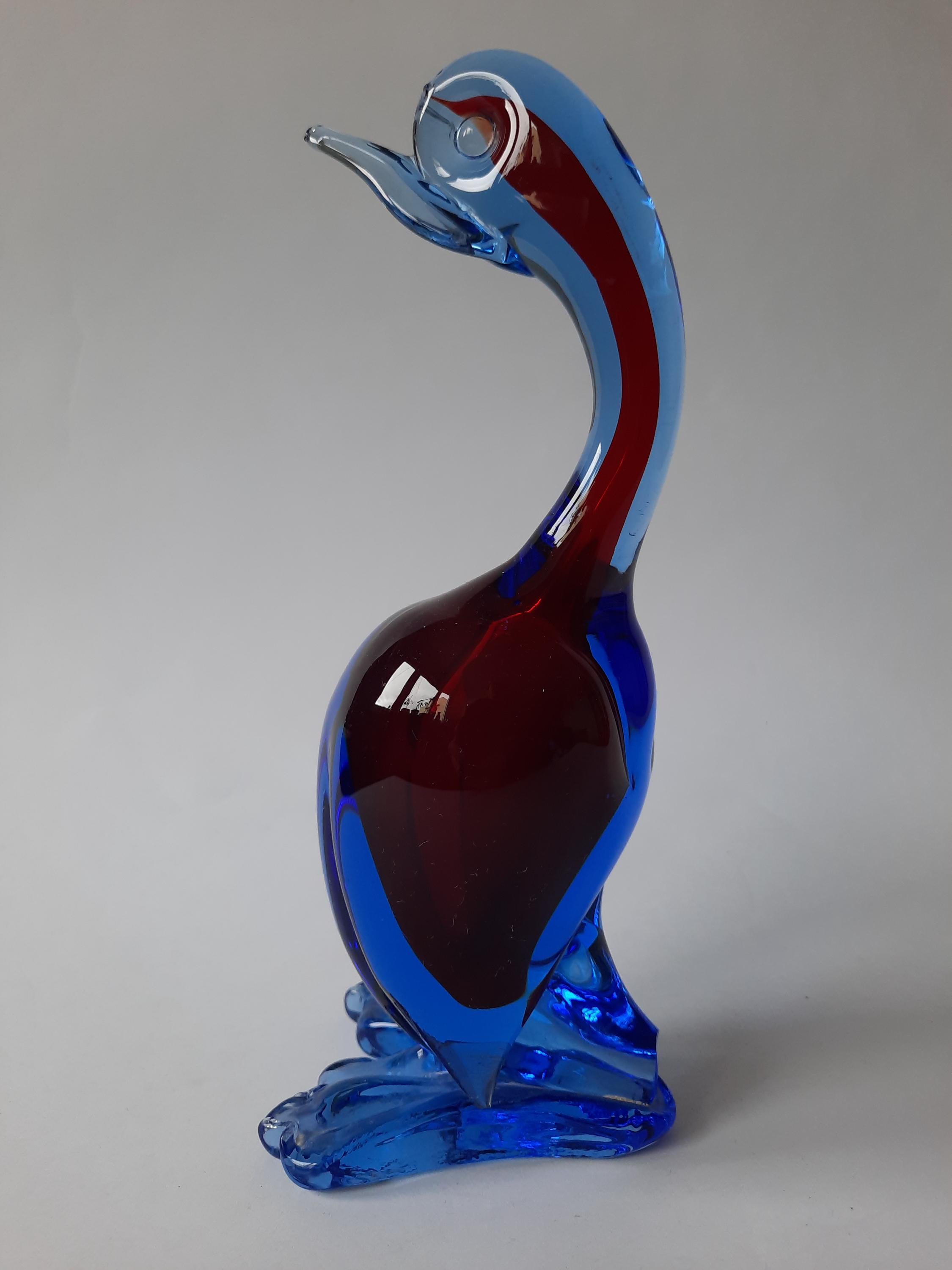 ムラーノ スワン　アルキメデセグソ グリーン アラバストロンガラスの白鳥彫刻 ムラーノ スワン アルキメデセグソ グリーン アラバストロンガラスの