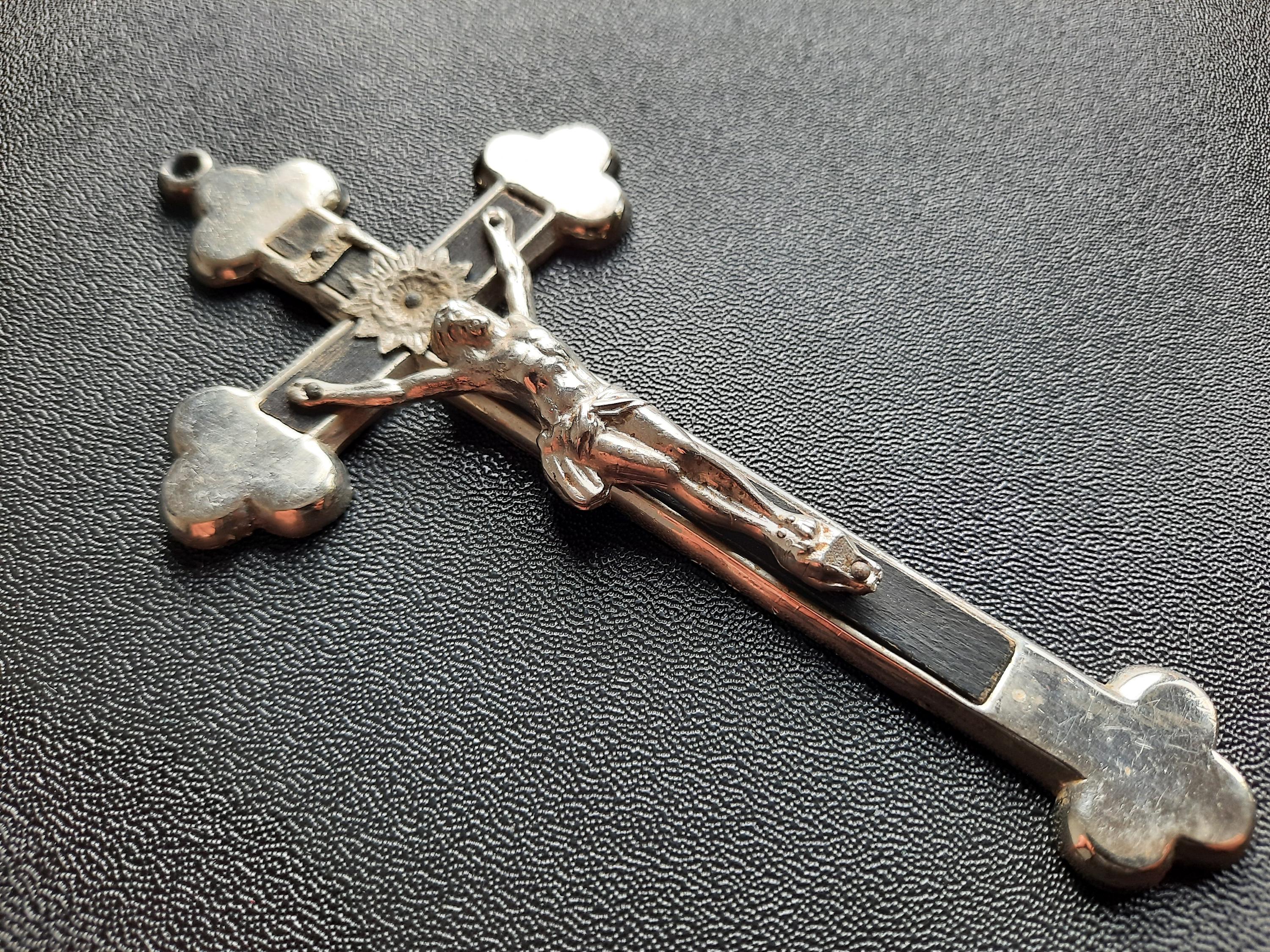 アンティーク キリスト教の十字架 - 十字架像 - 140×72 mm - Etsy 日本
