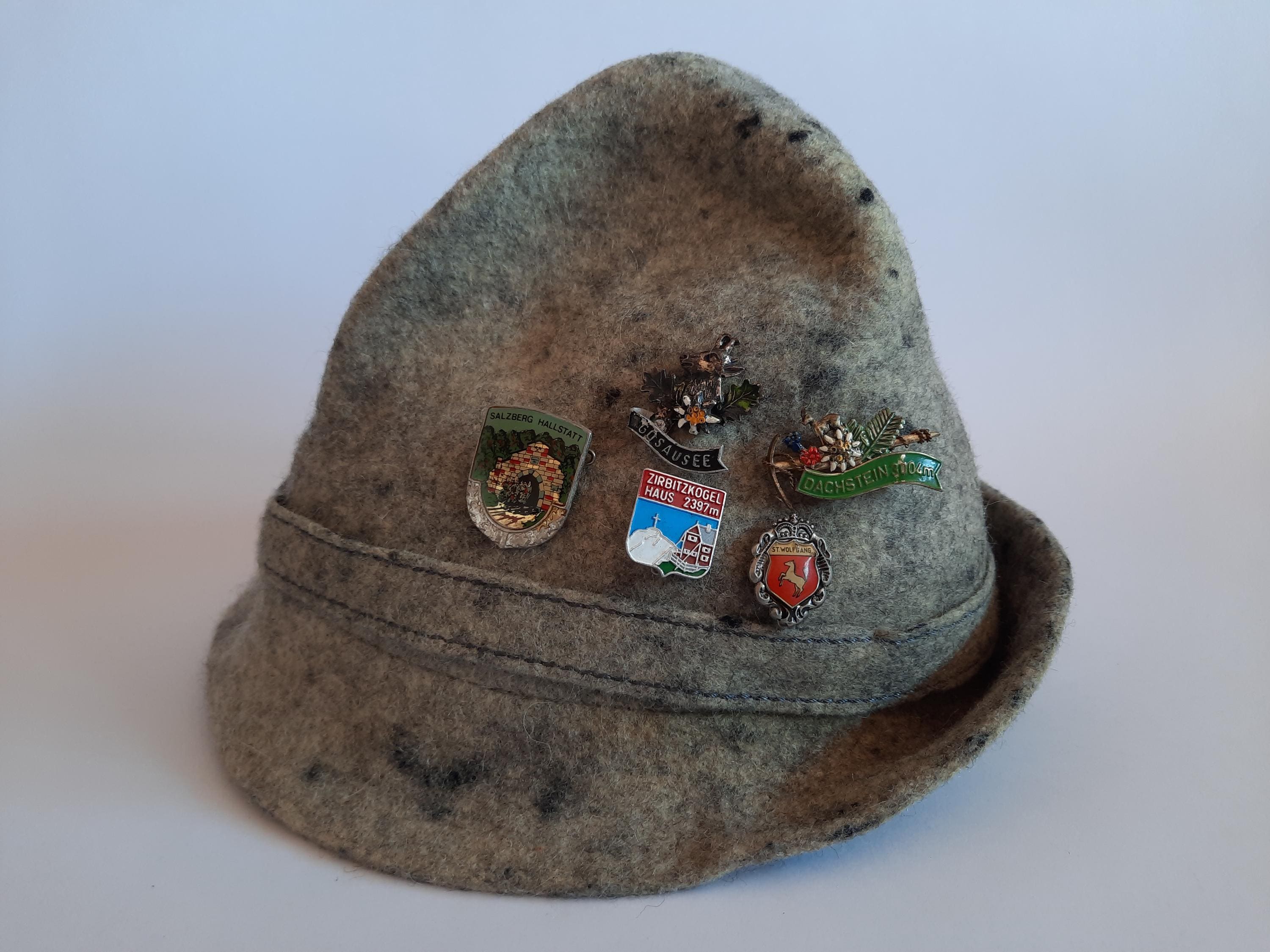 Vintage Austrian - Tyrolean Classic Hunting Hat, Size - 52