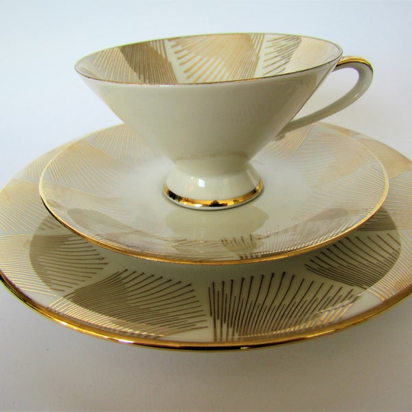 Vintage porcelain Tea Trio BAVARIA GERMANY
