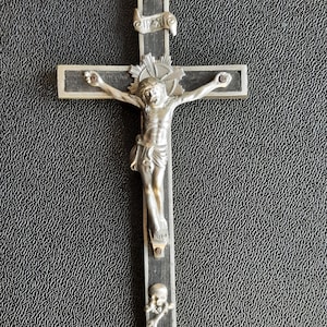 Vintage German Christian Cross - Crucifix 124*58 mm