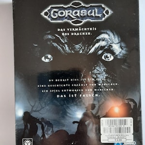 Retro PC Game GORASUL Das Vermächtnis Des Drachen - PC cd-rom big box