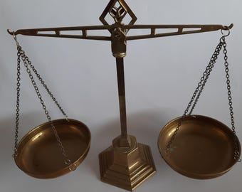 アンティーク真鍮製天秤、吊り下げ式真鍮製天秤 - Etsy 日本