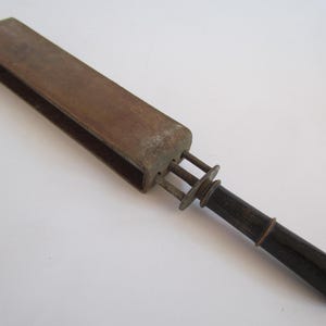Pedra de toque vintage para afiar navalhas retas 30,5 cm
