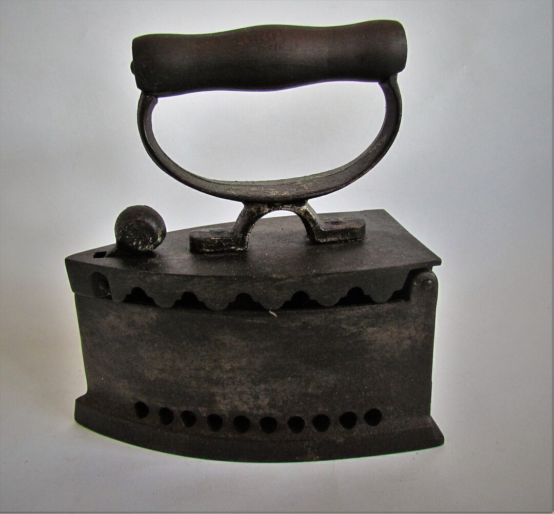 Vintage Charcoal Iron Etsy