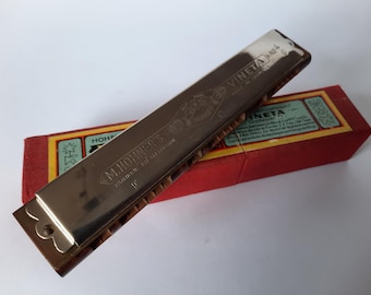 Vintage Harmonica M.HOHNER-ORCHESTER VINETA #4 - Etsy