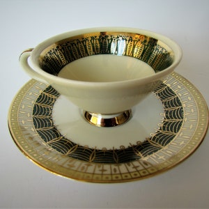 Vintage porcelain Coffee Cup & Saucer BAVARIA GERMANY