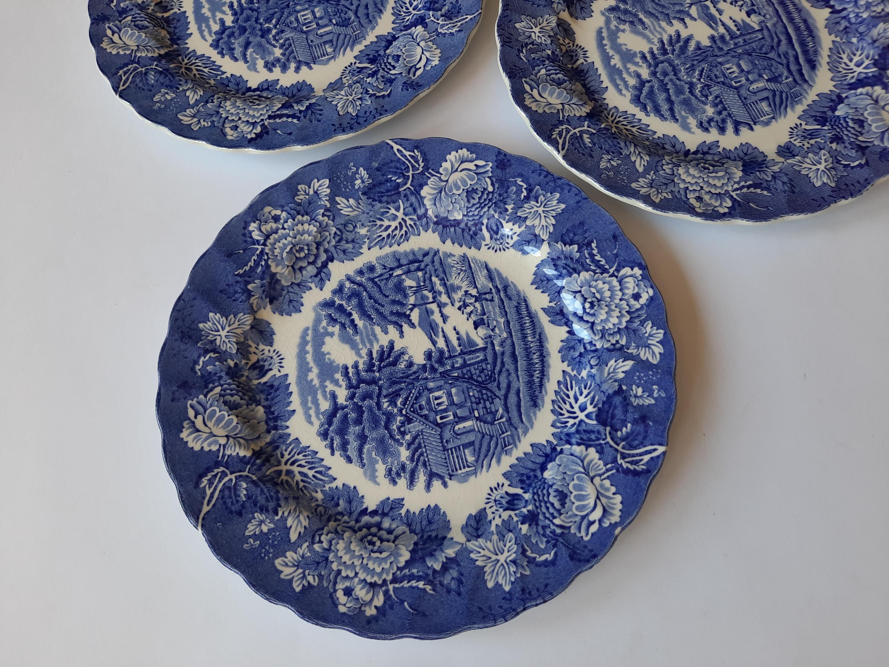 ヴィンテージ プレート3枚セット ENOCH WOODS イギリスの風景 - Etsy 日本