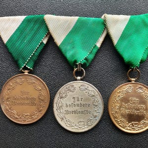 Austria Medals, a lot of 3 pieces