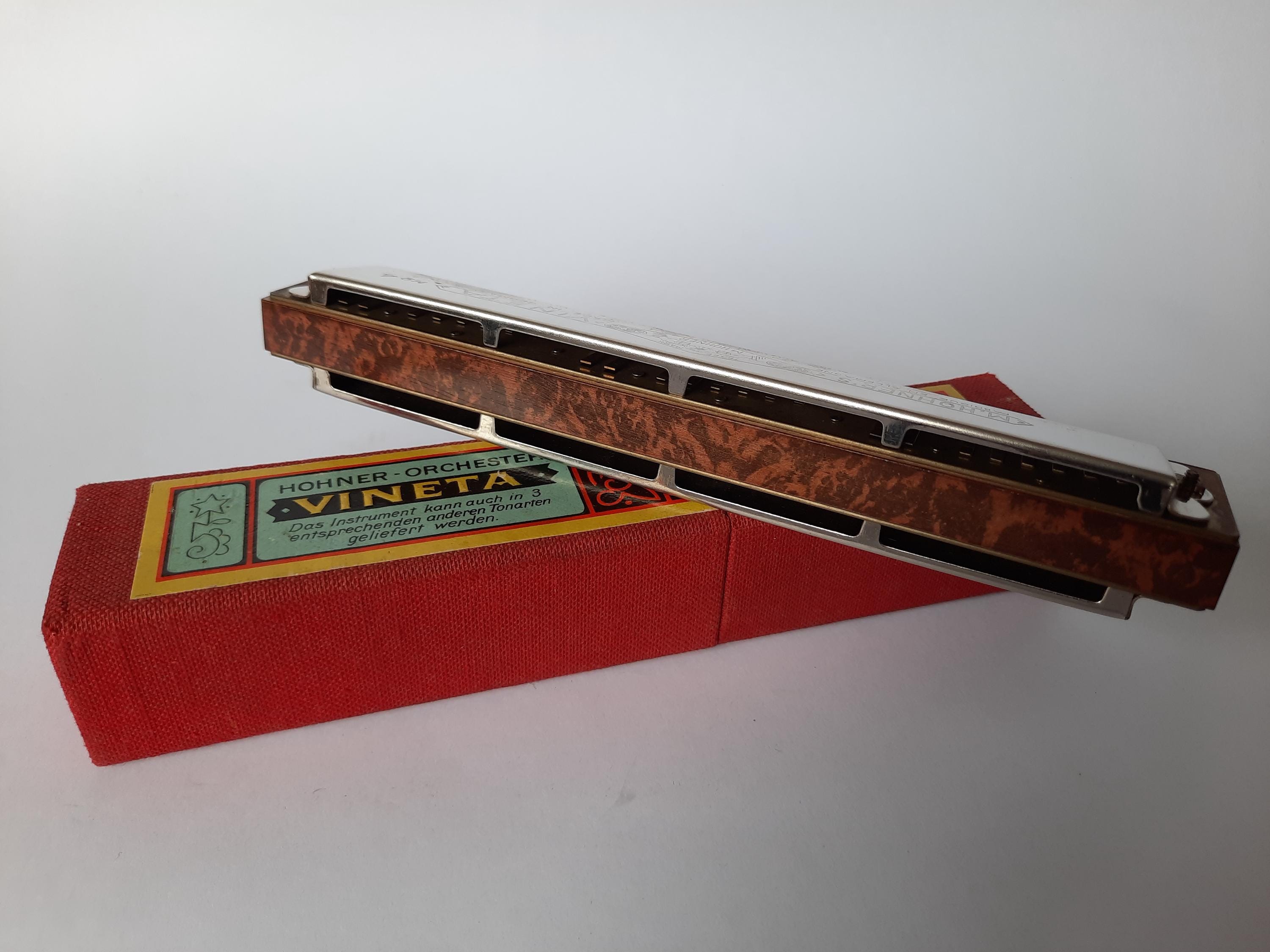 Vintage Harmonica M.HOHNER-ORCHESTER VINETA #4 - Etsy