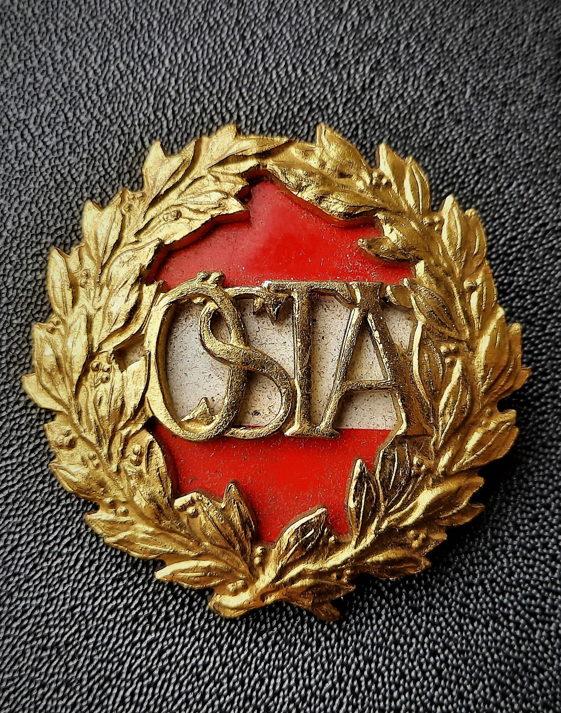 Pin Vintage OFB Des Années 40/50, Fédération Autrichienne De Foot, émail D'origine