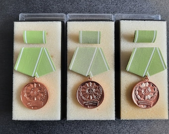GDR original medal in a box