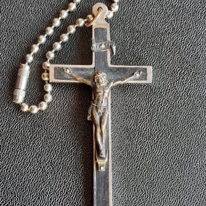 Vintage German Christian Cross - Crucifix 90*40 mm