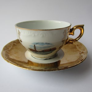 Vintage Coffee Cup & Saucer BAVARIA GERMANY