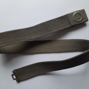 GDR NVA - field belt with buckle original  115 cm