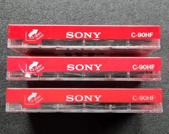 Sony C-90HFA AUDIO cassette IES Type I  Normal BIAS 90 Min New/Sealed