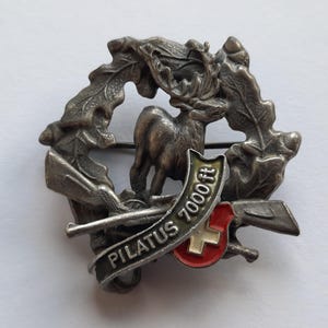 Switzerland, vintage badge