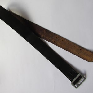 Germany - Leather officer&#39;s belt -   96 cm