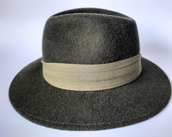 Vintage Alpin-Tiroler Hut WILD&WALD aus Österreich in der Größe 53/54