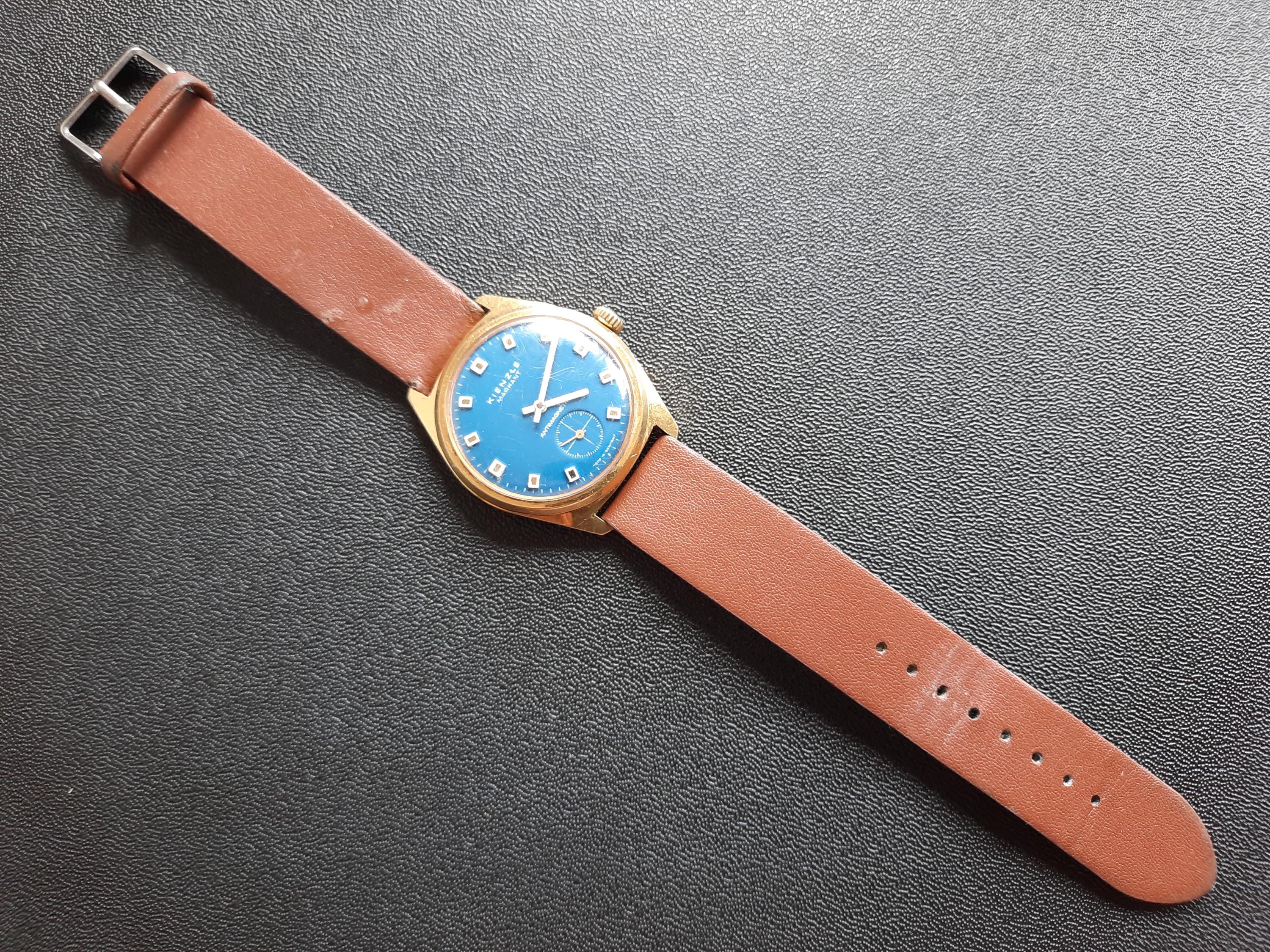 Montre Mécanique Vintage Kienzle Antimagnétique Avec Dateur - Occasion Bon état