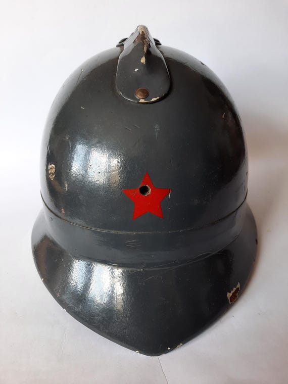 Vintage Helmet Socialist Yugoslavia Red Star