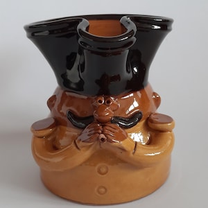 Vintage Ceramic Hungarian Jug - Glass - 0.5 liter- handmade
