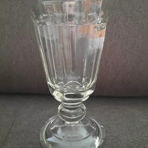 Vintage Glass Cup 200 ml. height - 16 cm