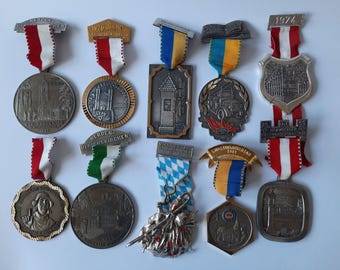 7つの記念メダルのヴィンテージコレクション、メダルコレクション