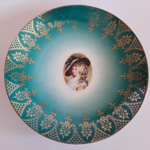Antique Decorative Wall Porcelain Plate 25 cm