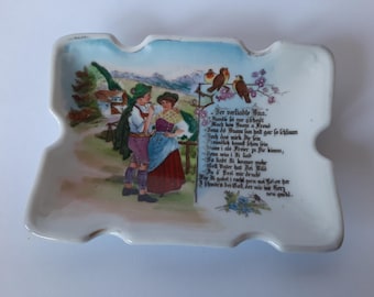 Vintage 1950s Kool Cigarettes Promotional Ashtray Penguins Milk
