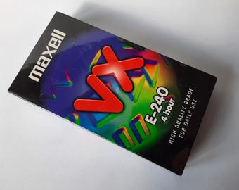 Maxell E-240 VX VHS 4-hour Video Cassette - Etsy Norway