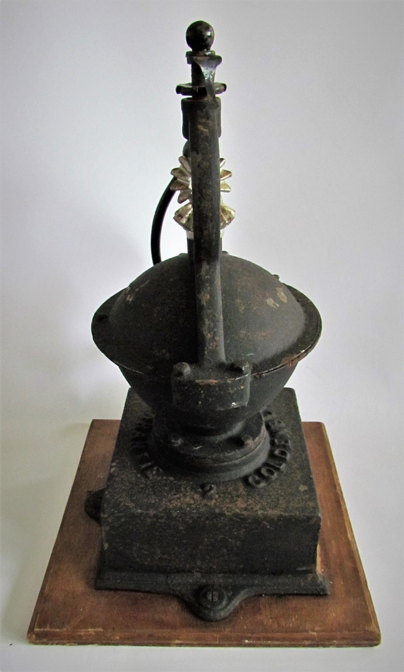 Antique Large Coffee Grinder for Bargoldenberg GARANTIE Etsy