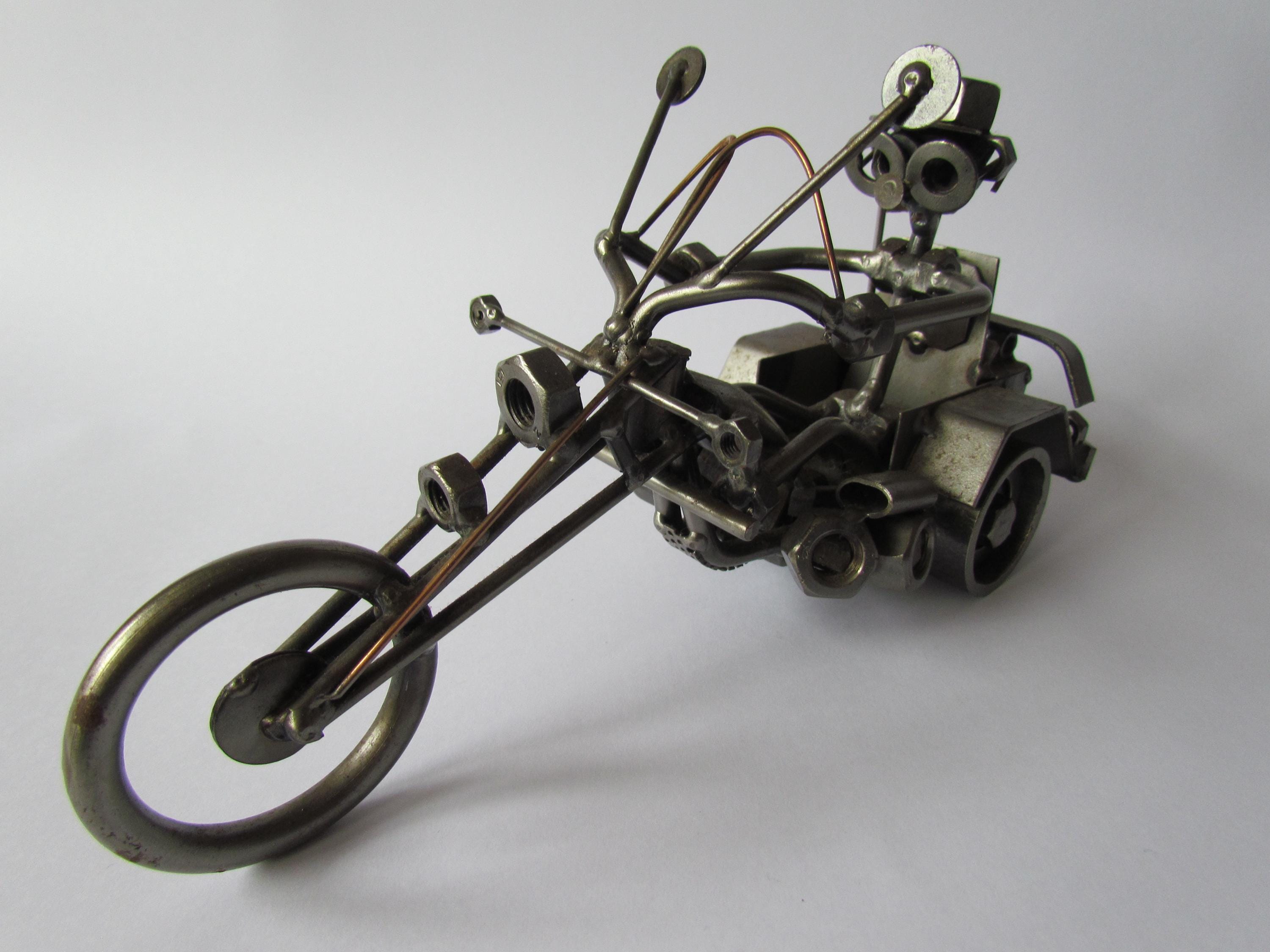hinz & kunst バンドオブジェ Chopper Design Hinz & Kunst Das Original - Metal Figurine of a
