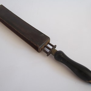Pedra de toque vintage para afiar navalhas retas 30,5 cm