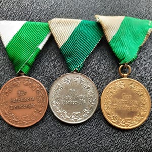 Austria Medals, a lot of 3 pieces