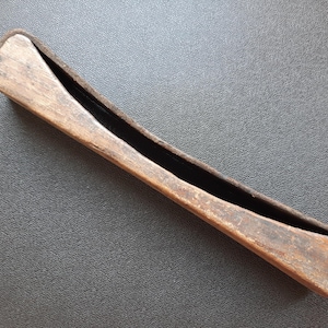 Pedra de toque vintage para afiar navalhas retas 19,5 cm